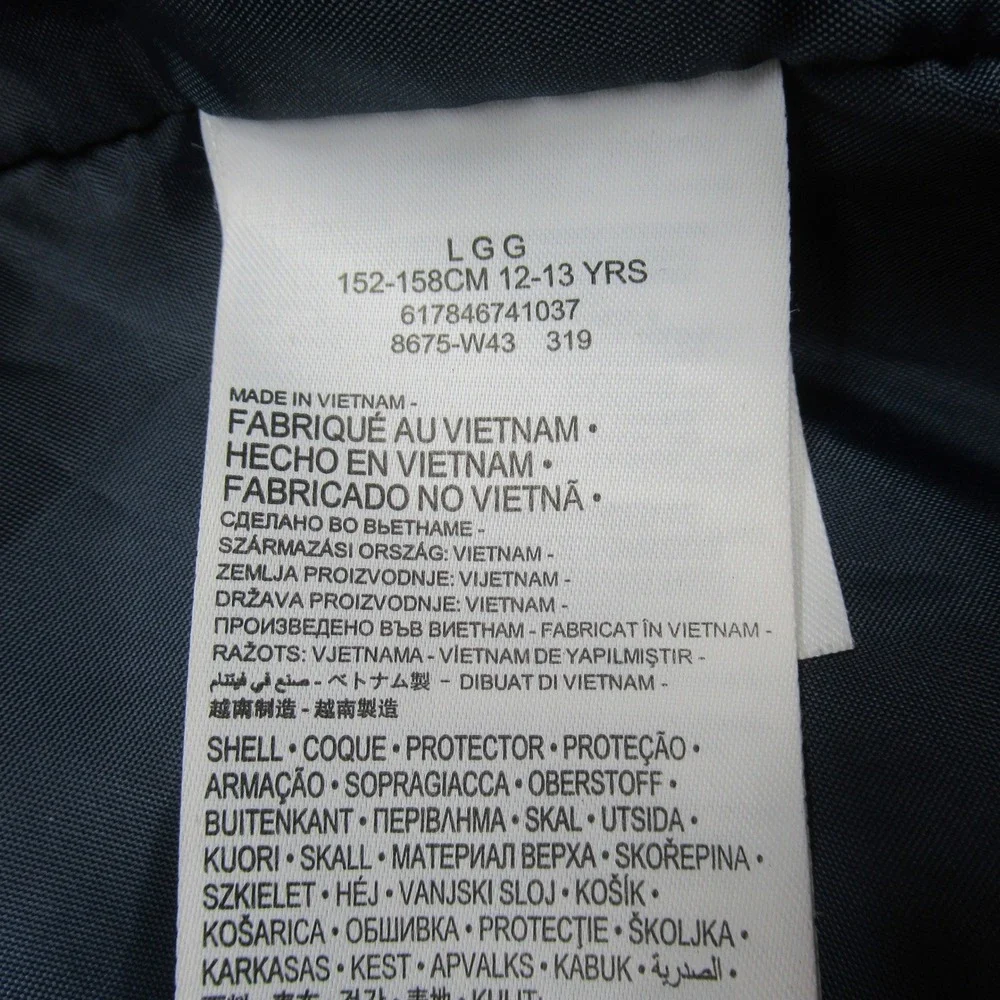 Levis Jacket‎ Youth Large 12-13 Yrs Blue Red THICK Winter Hood Insulated Puffer